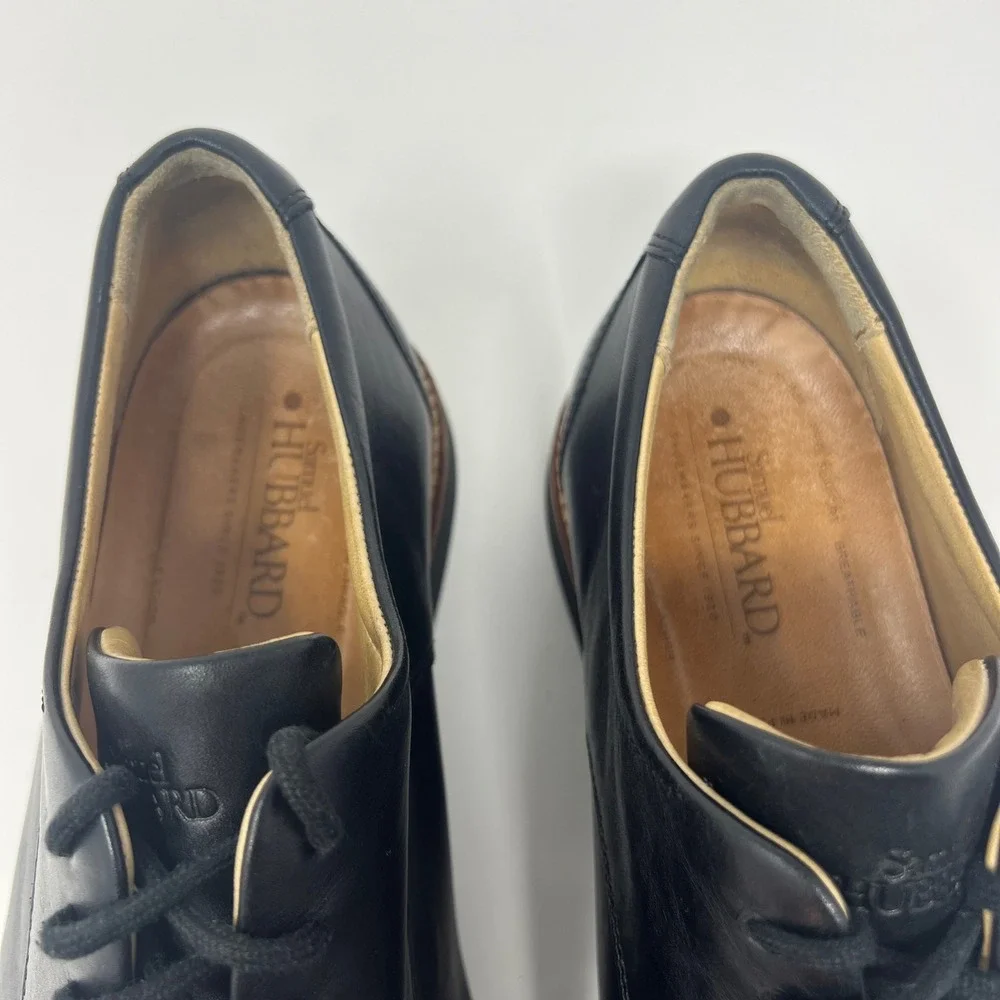 Samuel Hubbard Market Cap Oxford Mens 10.5 W Black Leather Vibram Professional